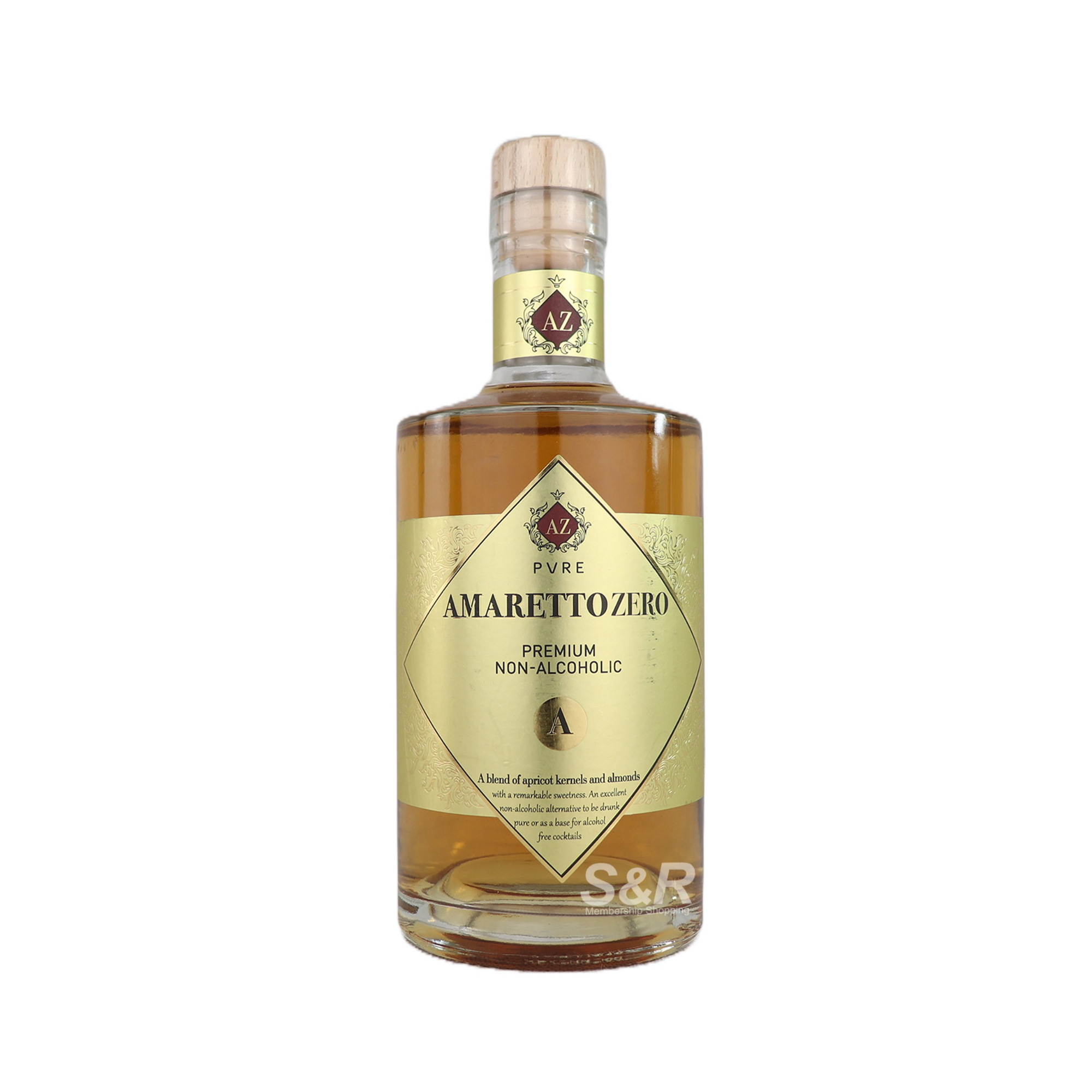 PVRE Amaretto Zero Premium Non-Alcoholic Liquor 700mL